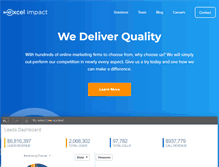 Tablet Screenshot of excelimpact.com